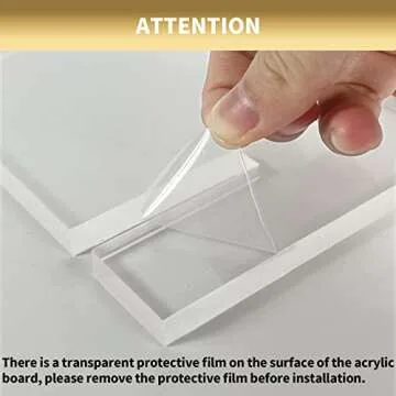 Stylish Acrylic 8-Bottle Wine Rack for Home & Gift