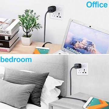 Wall Charger Cube,1A/5V Single Port USB Plug 3 Pack Travel Black Charging Block Box Adapter Compatible Phone,Samsung Galaxy S24 S23 A21 A51 A71 S20 S10 S9 S8,A10e,Note20/10,Moto G7 G6,LG Stylo 6/5/4