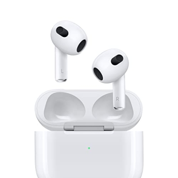 Apple AirPods (3rd Generation) Wireless Earbuds with MagSafe Charging Case for Immersive Audio Exper...