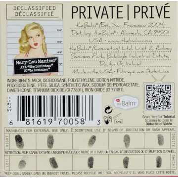 theBalm Mary-Lou Manizer Honey-Hued Luminizer, Highlighter, Shadow & Shimmer, Subtle Glow, 0.32 Ounce (Pack of 1)