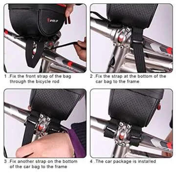 Emoly-R1 Waterproof Bicycle Phone Bag for Smartphones