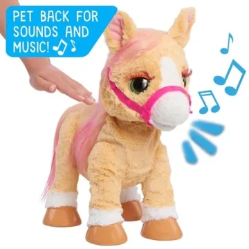 furReal Cinnamon My Stylin’ Pony Interactive Toy for Kids
