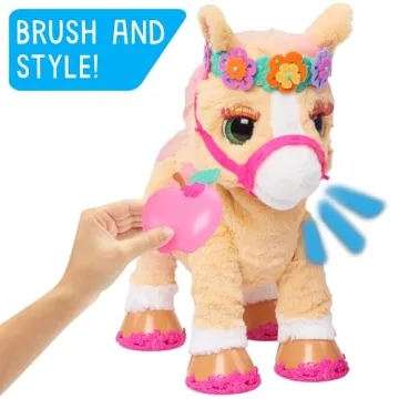 furReal Cinnamon My Stylin’ Pony Interactive Toy for Kids