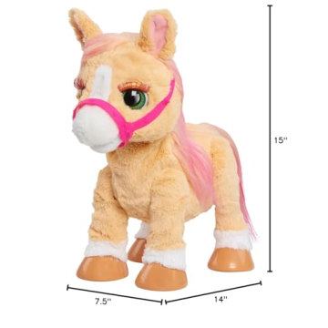 furReal Cinnamon My Stylin’ Pony Interactive Toy for Kids