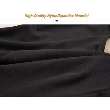 MdnMd Black Leotards for Girls Dance Ballet Gymnastic Outfit Short Sleeve Leotard with Cross Back (Black, Age 8-9)