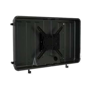 Storm Shell Outdoor TV Hard Cover Weatherproof Protection for Television - Mounts Right on The Wall ...