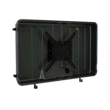 Storm Shell Outdoor TV Hard Cover Weatherproof Protection for Television - Mounts Right on The Wall ...