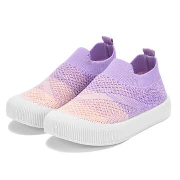 Exegawe Baby Shoes Lightweight Mesh First Walking Sneakers for Boys Girls