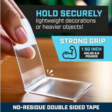 Lockport Heavy Duty Double Sided Tape for Easy Mounting