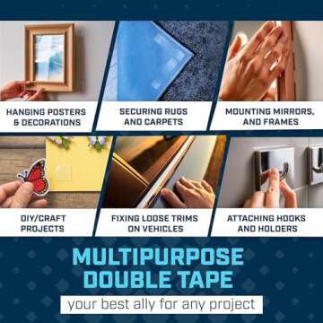 Lockport Heavy Duty Double Sided Tape for Easy Mounting