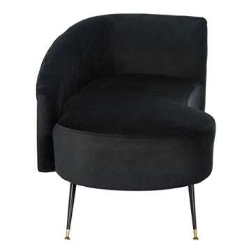 Safavieh Home Collection Evangeline Black Parisian Settee