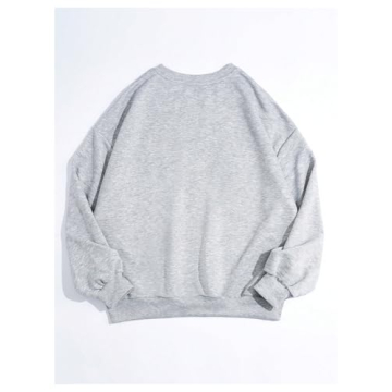 GORGLITTER Women's Shark Graphic Crewneck Sweatshirt