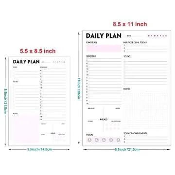 Daily Planner Notepad for Enhanced Productivity and Organization
