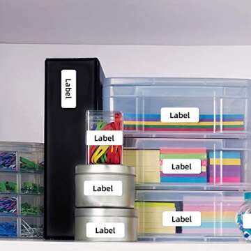 LabelChoice 100 Sheets 3000 Labels for Shipping & Crafting