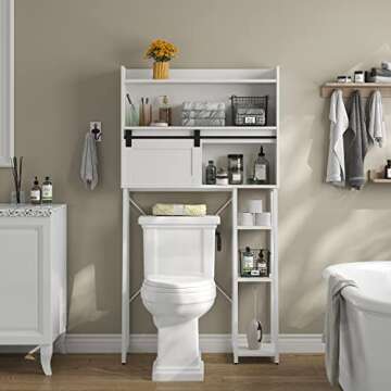 Furniouse Over-the-Toilet Bathroom Storage Cabinet
