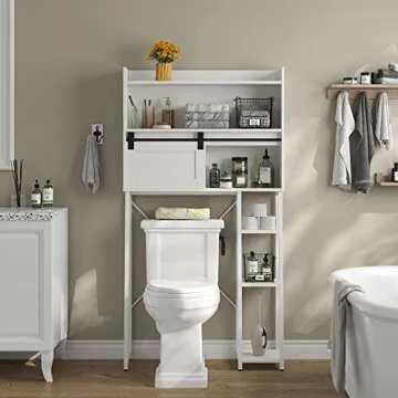 Furniouse Over-the-Toilet Bathroom Storage Cabinet