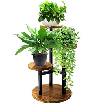 TDZWIN Plant Stand Indoor, 3 Tier Plant Stand Indoor Plant Stand Corner Plant Stand Tiered Plant Sta...