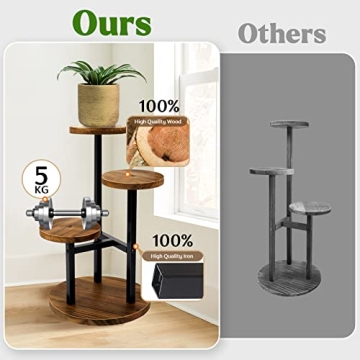 Stylish 3 Tier Indoor Plant Stand for Home Decor