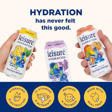 Leisure Hydration Electrolyte Drink Variety Pack - 12pk