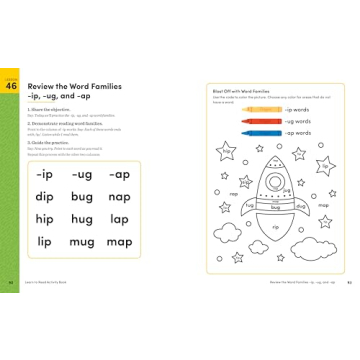 Learn to Read Activity Book for Early Readers