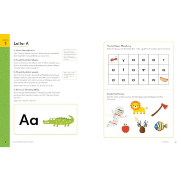 Learn to Read Activity Book for Early Readers