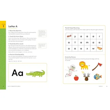 Learn to Read Activity Book for Early Readers