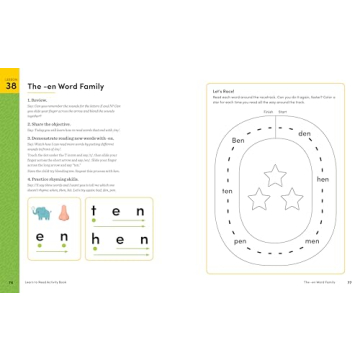 Learn to Read Activity Book for Early Readers