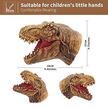 Yolococa Dinosaur Hand Puppets for Creative Play