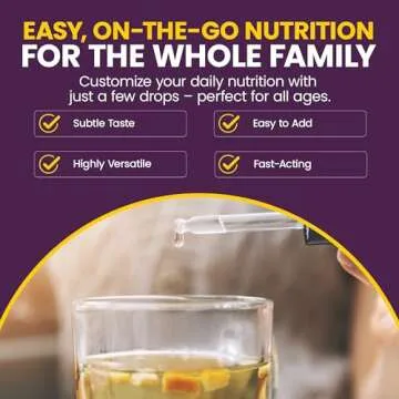 WellnessOne Ionic Liquid Zinc Drops for Immunity Support - Highly Absorbable Zinc Liquid Supplements for Kids & Adults - USA Tested, Vegan, Non-GMO, Gluten-Free, 1.67 fl oz