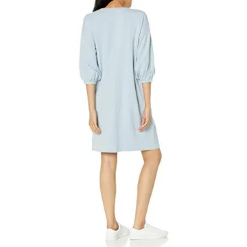 Estelle Puff-Sleeve Dress For Trendy Everyday Style