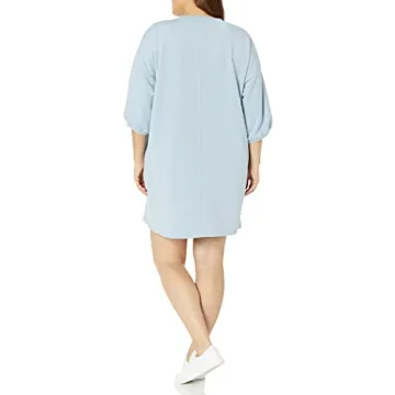 Estelle Puff-Sleeve Dress For Trendy Everyday Style