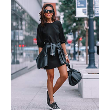 Estelle Puff-Sleeve Dress For Trendy Everyday Style