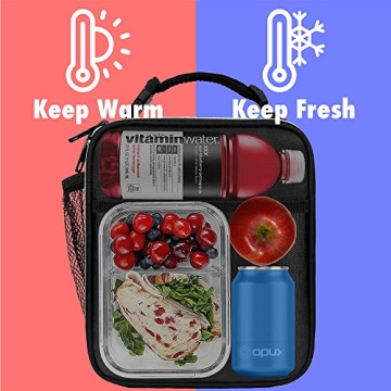 Opux Premium Insulated Lunch Box - Soft, Leakproof School Lunch Bag for Kids, Work, Office