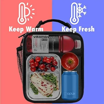 Opux Premium Insulated Lunch Box - Soft, Leakproof School Lunch Bag for Kids, Work, Office
