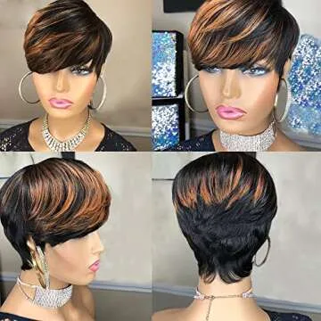 Stylish PangDongLai Pixie Cut Wig for Women - Perfect Fit!