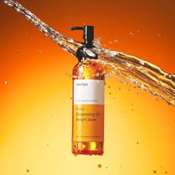 ma:nyo Pure Cleansing Oil Korean Facial Cleanser, Blackhead Melting, Daily Makeup Removal with Argan...