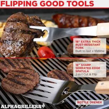 Wooden Grill Tools & Accessories - Perfect BBQ Gifts