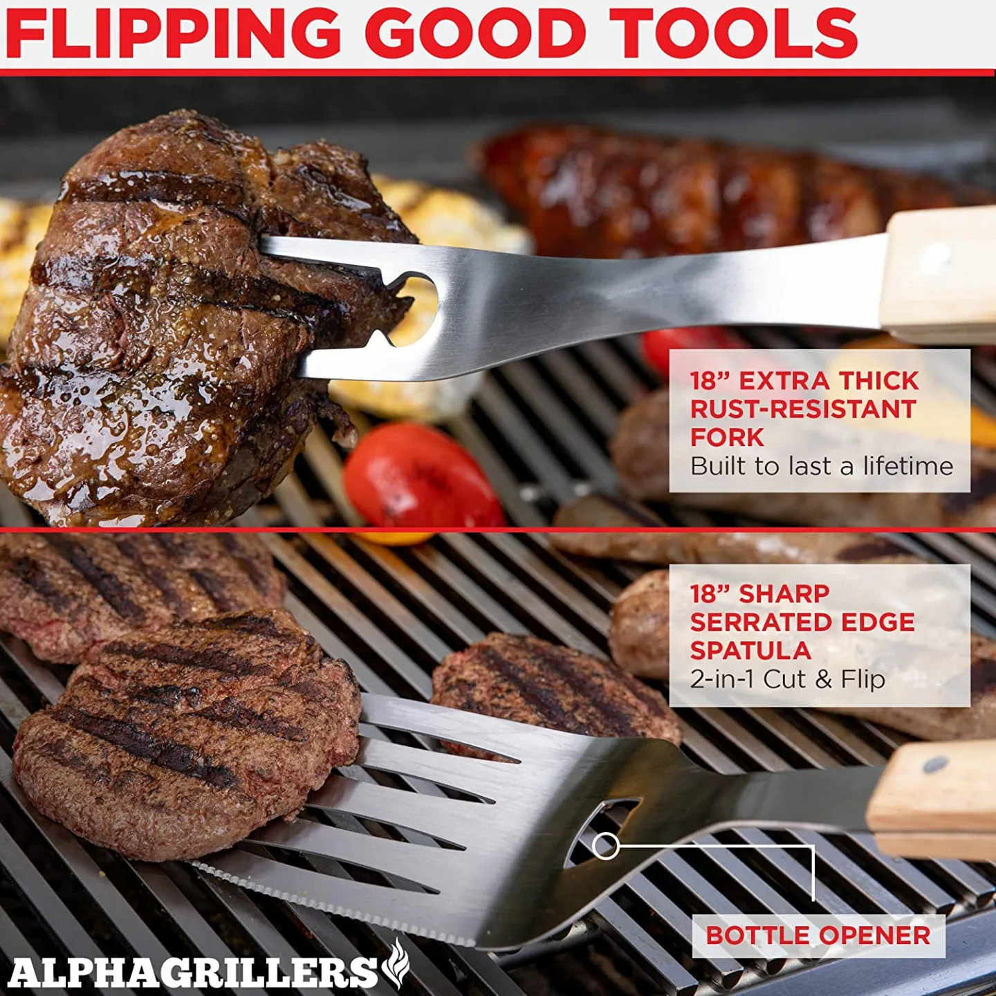 Wooden Grill Tools & Accessories - Perfect BBQ Gifts