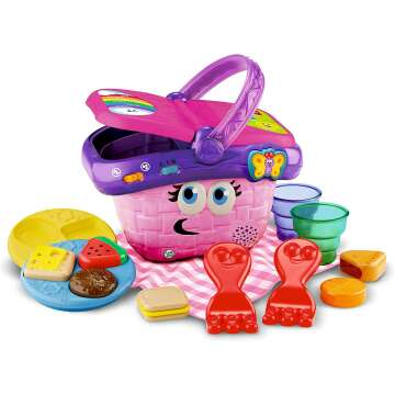 LeapFrog Shapes and Sharing Picnic Basket Learning Toy