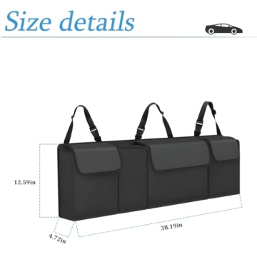 Waterproof Car Trunk Organizer - Collapsible Storage for SUVs