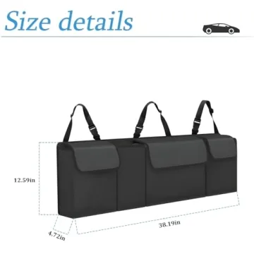 Waterproof Car Trunk Organizer - Collapsible Storage for SUVs