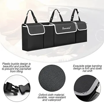Waterproof Car Trunk Organizer - Collapsible Storage for SUVs