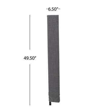 Christopher Knight Home Kendrah Fabric Headboard, King / Cal King, Dark Grey