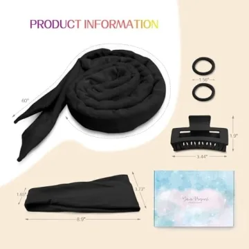 Heatless 61" Velour Curling Ribbon - Sleep-In Curls Kit
