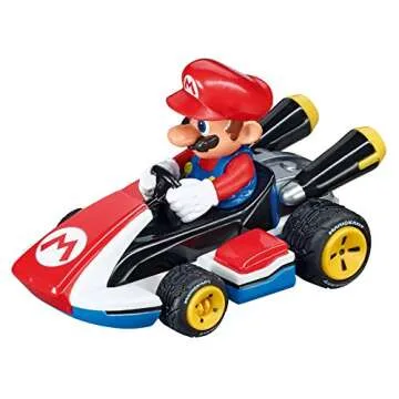 Carrera GO Electric Powered Slot Car Racing Kids Toy Race Track Set 1:43 Scale, Mario Kart