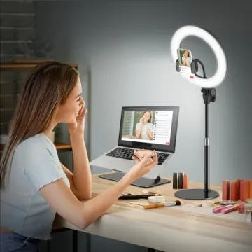 Evershop 10'' Ring Light - Adjustable Lighting for Content Creation