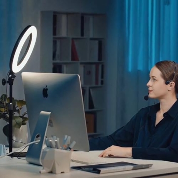 Evershop 10'' Ring Light for Video Streaming Setup