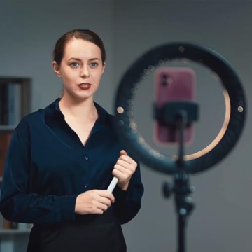 Evershop 10'' Ring Light for Video Streaming Setup