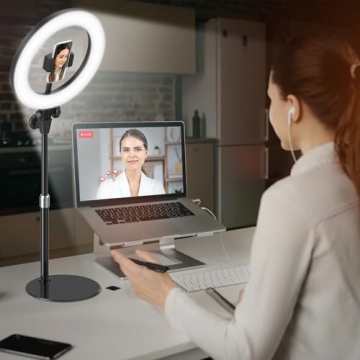 Evershop 10'' Ring Light for Video Streaming Setup