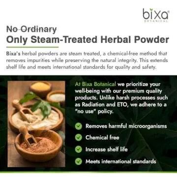 Bixa Senna Leaf Powder - Natural Herbal Laxative for Regularity